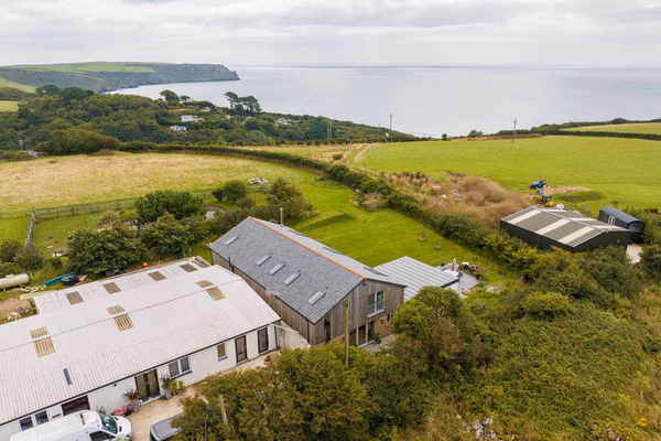 Complete timber frame build, Roseland Peninsula