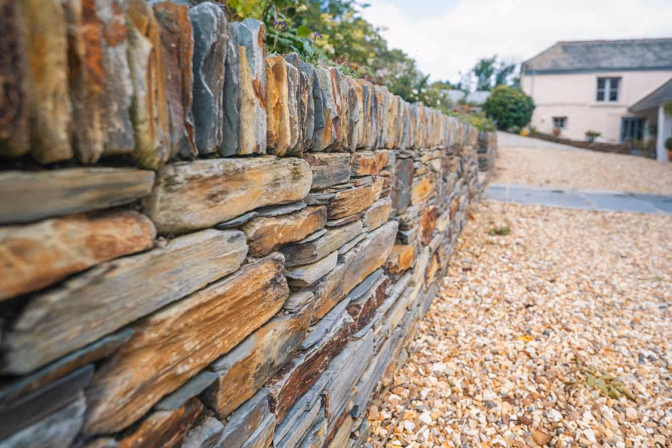 Traditional stone masonry work by Arron Bennett Building - expert craftsmanship in Cornwall